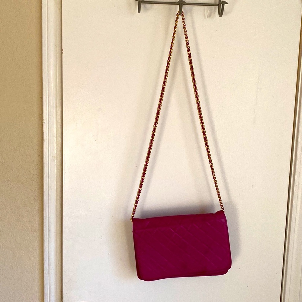 Andrea Carrano Italy Leather Pink Leather Bag